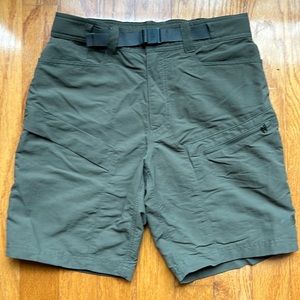 The North Face, Men’s Hiking shorts, Size Small, Army/olive green